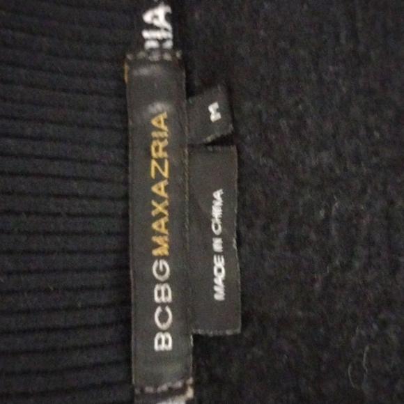 BCBG Black Jacket w/ Logo Detail - Picture 9 of 10